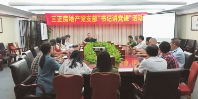 陳文發(fā)書記為全體黨員講了一堂生動(dòng)的黨課。.jpg